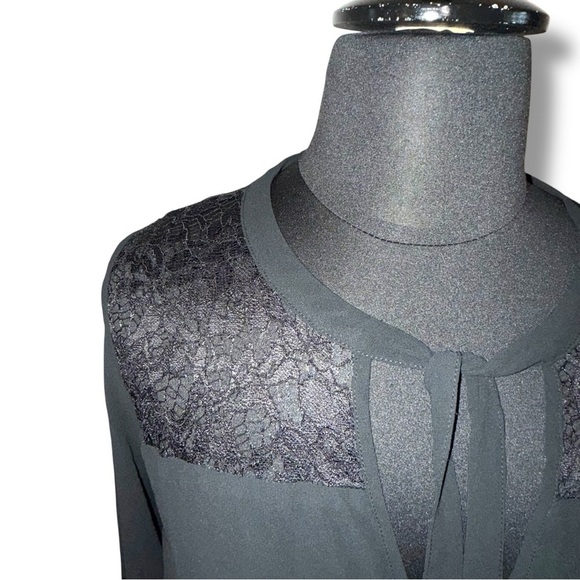 CITY CHIC Mysterious Lace Top - Black Plus 20 (L) - Picture 6 of 16